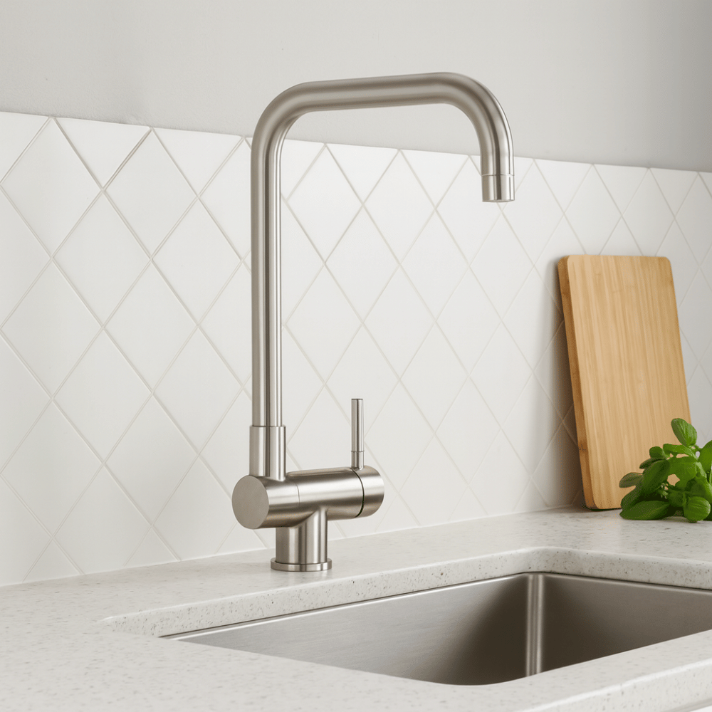 Grifo Cocina Abatible Acero Cepillado – FOLDARA HIBERA GRIFERS