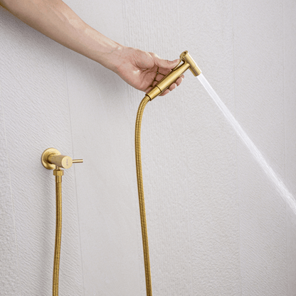 Chuveiro higiênico dourado ABLUO AURI GRIFERS