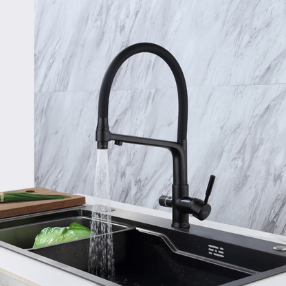 Torneira Cozinha Osmose Flexível 3 Vias Preto – CALIGARUM COAL GRIFERS