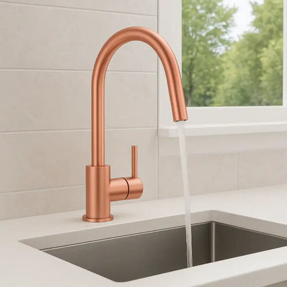 Torneira de cozinha Rose Gold com bica alta – CULINA ROSEA GRIFERS