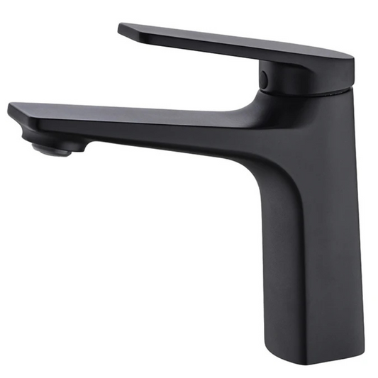 Grifo Lavabo Caño Bajo Negro ELARA COAL GRIFERS
