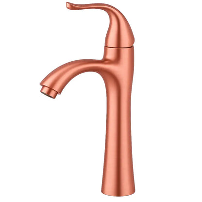 Torneira para pia com bica alta em ouro rosa – FLAMMA ALTUS ROSEA GRIFERS