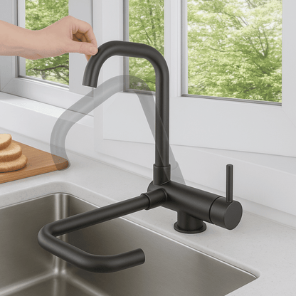 Grifo Cocina Abatible Negro – FOLDARA COAL GRIFERS