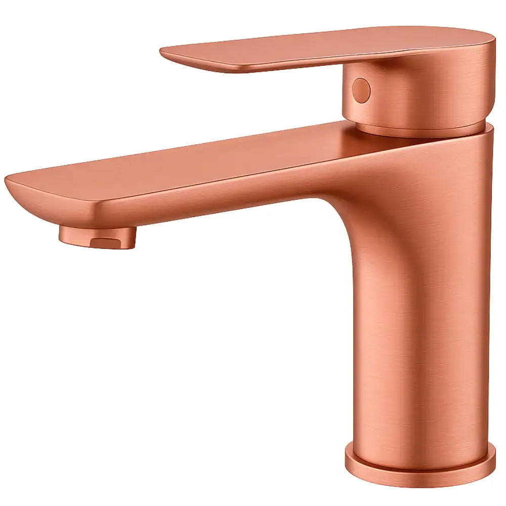 Torneira para pia com bica baixa em ouro rosé – BASIS LINE ROSEA GRIFERS
