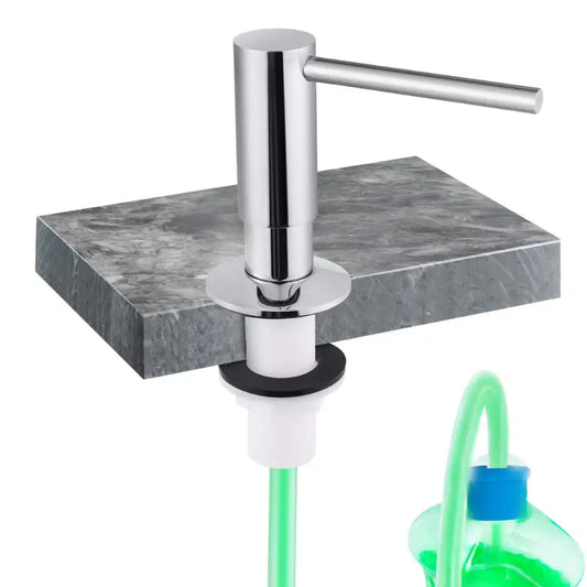 Dispensador de sabão líquido cromado SAPONE para bancada